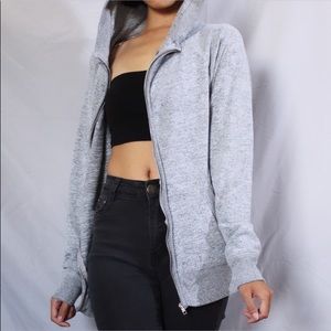 Grey Jacket with Hood